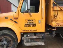 Service vehicle for Rock Solid Landscaping LLC