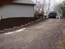 A recent landscaping job in the area
