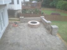 A recent landscaper job in the area